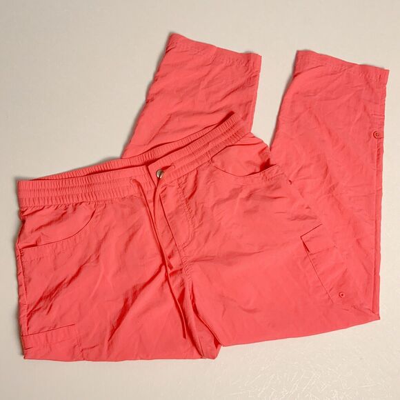 NWOT Columbia Light Jogger Roll Up Pants - Coral Womens M - Picture 1 of 10